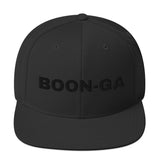 Boon-Ga Snapback Hat - Black