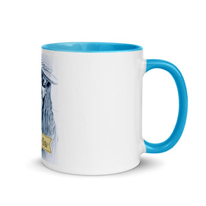 Boon Ga White Ceramic Mug with Color Inside Design #2