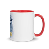 Boon Ga White Ceramic Mug with Color Inside Design #2