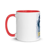 Boon Ga White Ceramic Mug with Color Inside Design #2