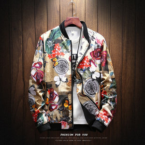 Printed Pattern Jacket For Men